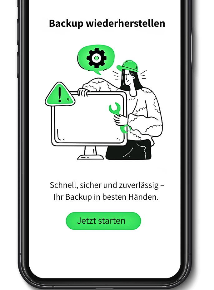Backup wiederherstellen – Smartphone Datenrettung für verlorene Daten