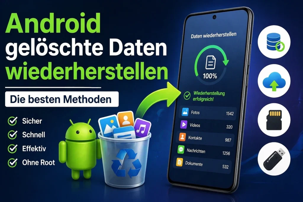 android gelöschte daten wiederherstellen beste methoden smartphone datenrettung