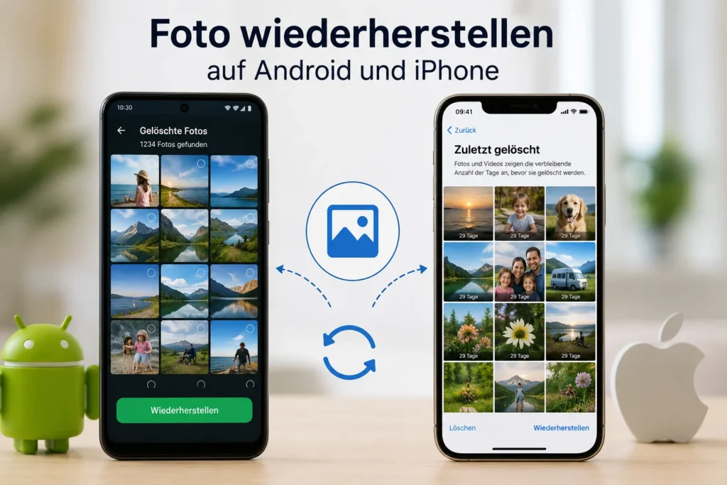 Foto wiederherstellen auf Android und iPhone